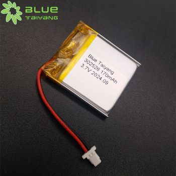 可充電足容小尺寸聚合物鋰電池 302526 3.7V 170mah 用于LED節(jié)能燈兒童電話手表藍牙耳機