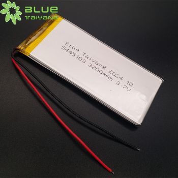 可充電鋰聚合物鋰電池 5445103 3200mAh 3.7V便攜設備聚合物鋰電池